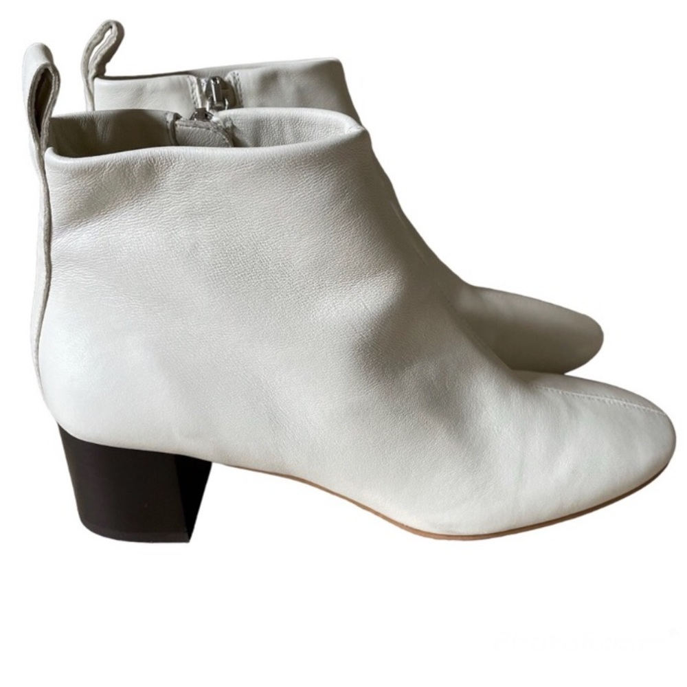 Everlane The Day Boots Italian Leather in Bone Off White